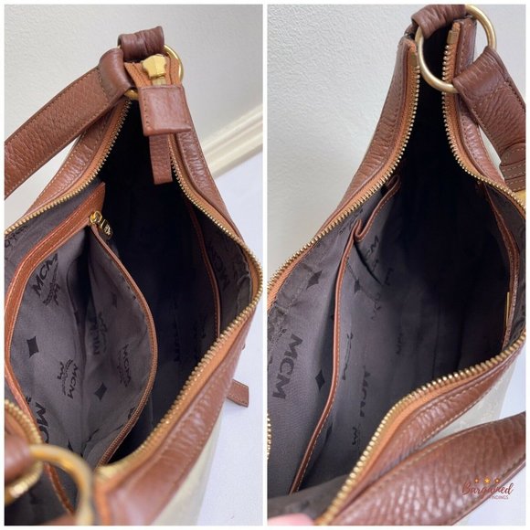 Authentic MCM Vintage Monogram Canvas Shoulder Bag - Picture 12 of 13